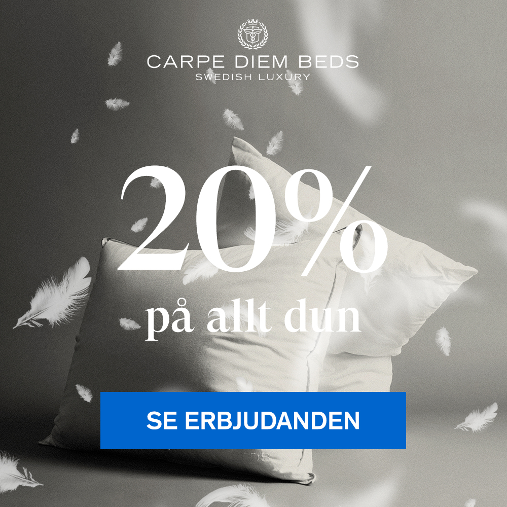 Carpe diem beds - 20% på allt dun - Se erbjudanden